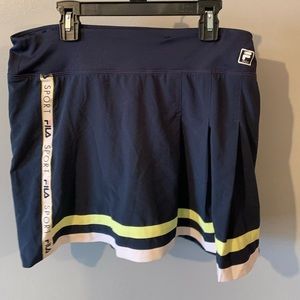 Fila golf/tennis skirt with built in spandex